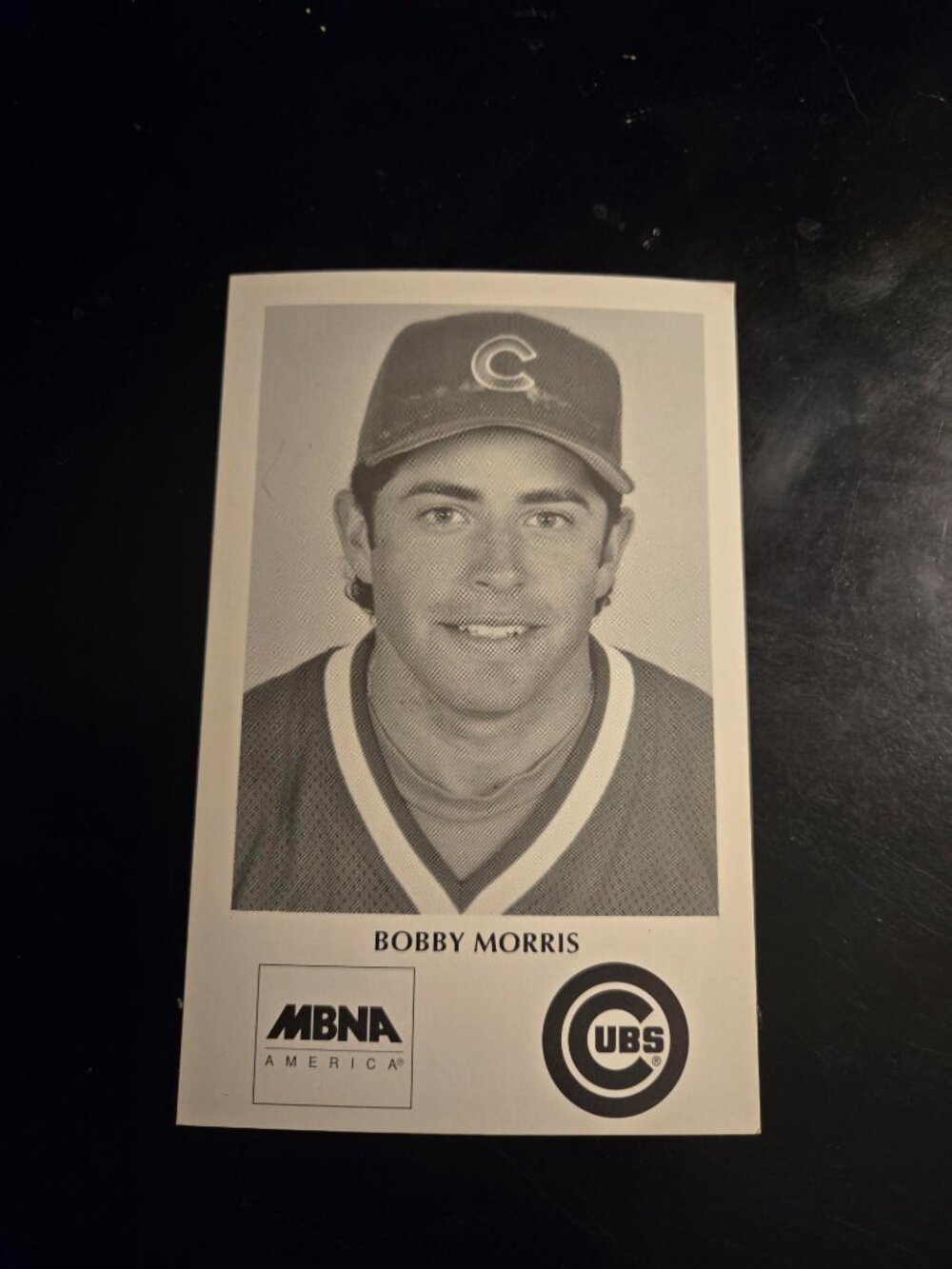 bobby morris cubs baseball card